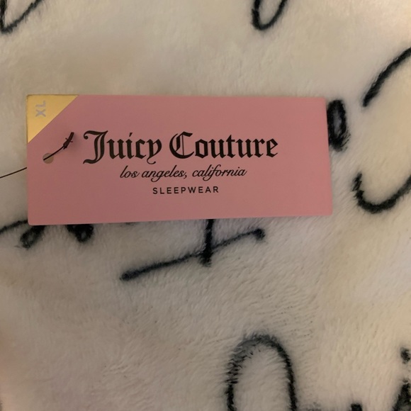Juicy Couture LA Pajama Set JC1813A White JC Script Sleepwear Size XL - Picture 5 of 11